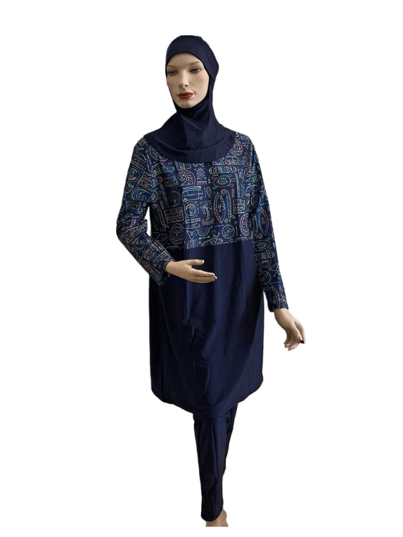 Mottled Islamic Swimwear