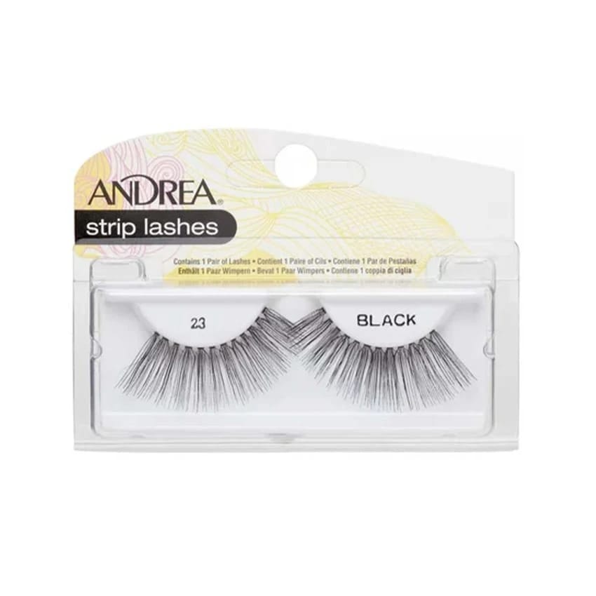 ANDREA STRIP LASHES Natural BLACK 23