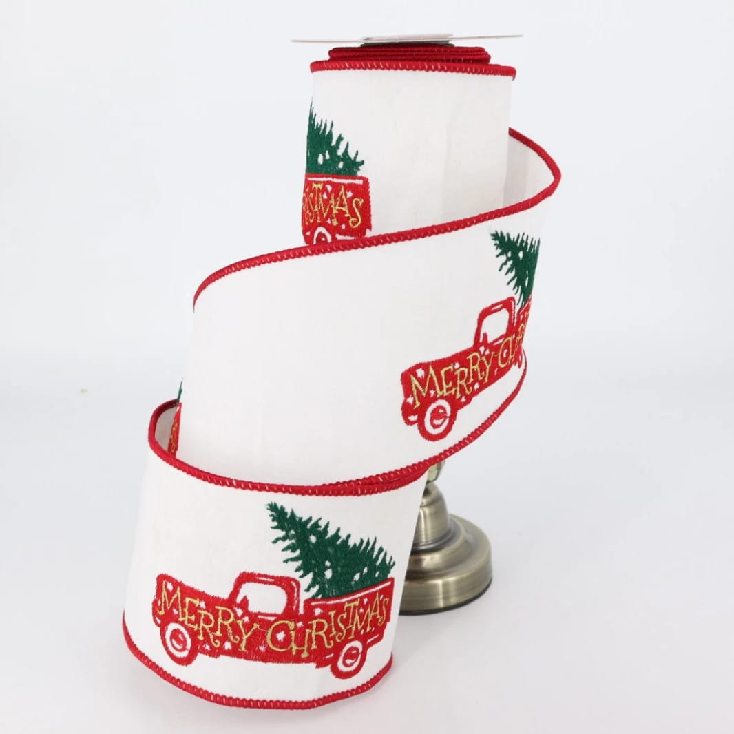 Christmas Truck Ribbon