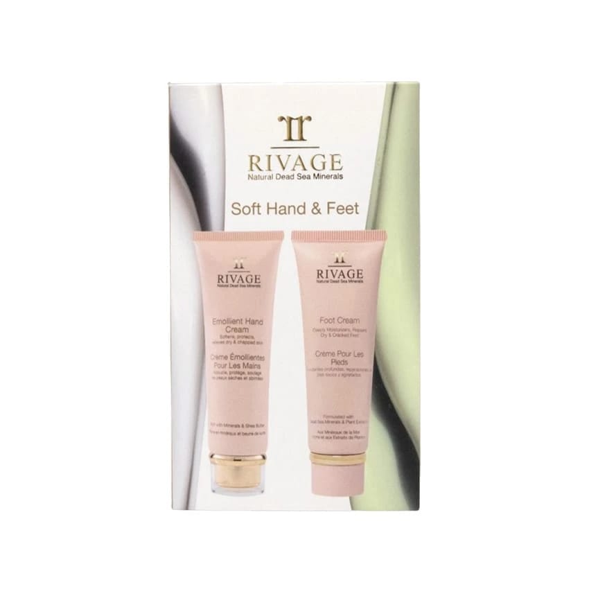 Rivage Soft Hand & Feet 2-piece gift set intensive hand & foot hydration & protection 100ml x2