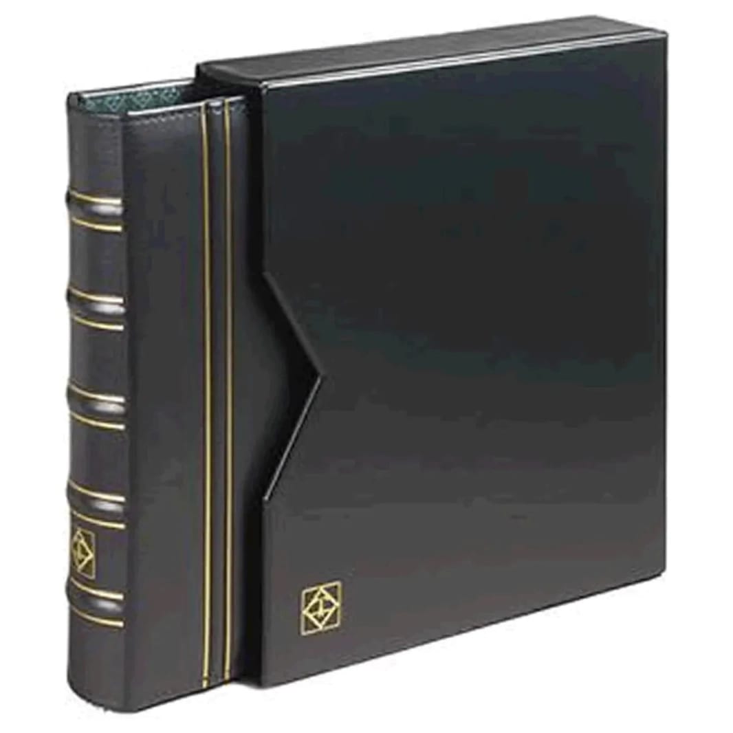 Leuchtturm NUMIS Classic Coin Album with Slip Cover 235x240x60mm + 5 NUMIS Coin Sheets