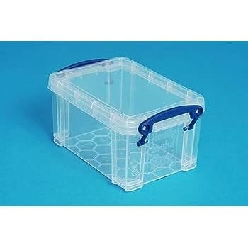 صندوق تخزين بلاستيكي Really Useful Boxes® سعة 0.7 لتر
