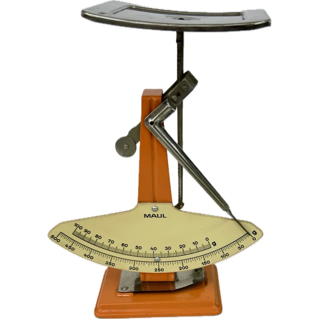 Vintage Jakob Maul Postal Letter Pendulum Dual Scale 0-100g & 0-500g