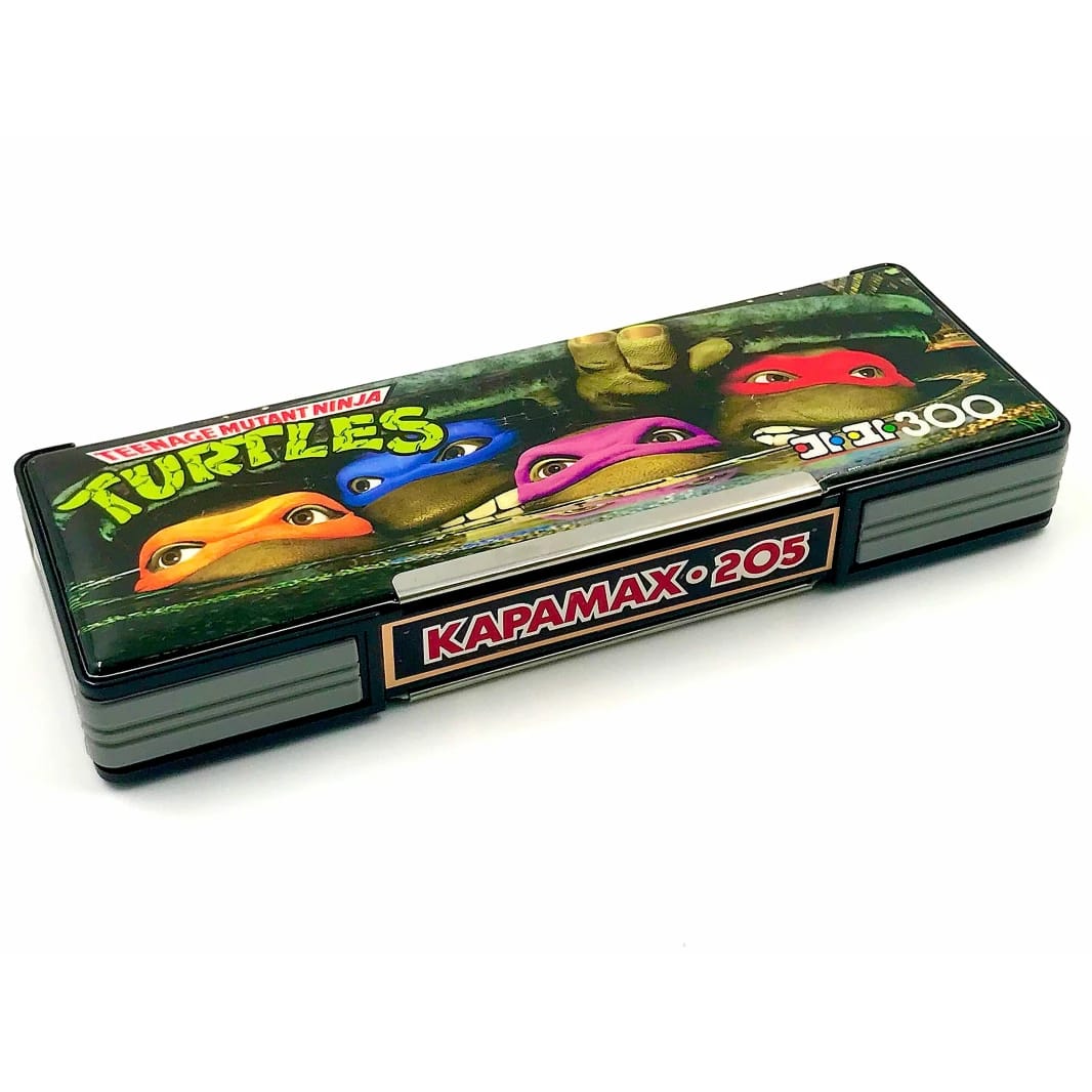 حافظة أقلام مغناطيسية مزدوجة من Melody Retro TMNT Classic مقاس 23x8x3 سم