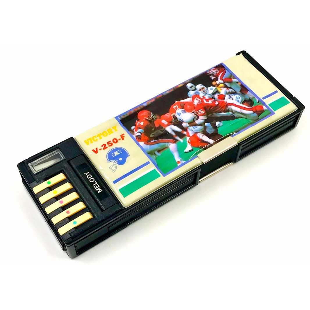 Melody Retro Push Button Pencil Case 24x9x3 cm  - 5 Multi-Function Buttons