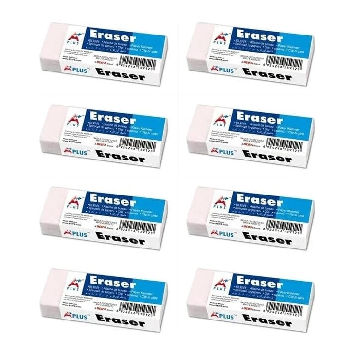Special Offer Beifa Large Erasers -  Pack of 8