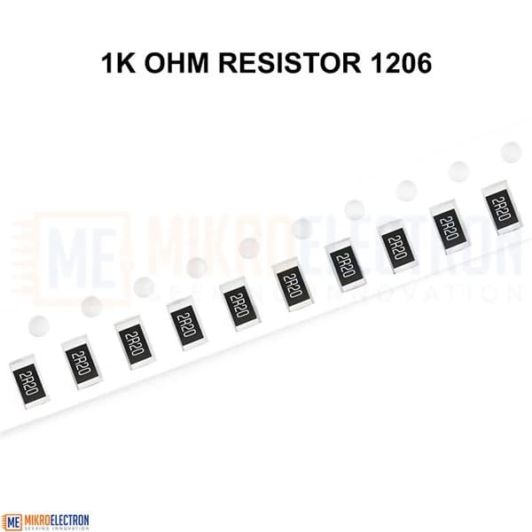 10PCS SMD 1206 RESISTOR 1K