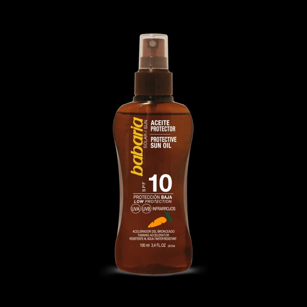 Babaria زيت تسمير البشرة باباريا ZAN SPF 10+ 100 مل