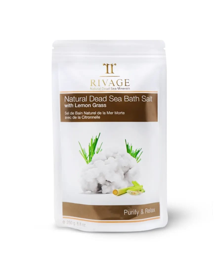 Rivage Dead Sea Bath Salts Lemon Grass-Purify & Relax 250 g