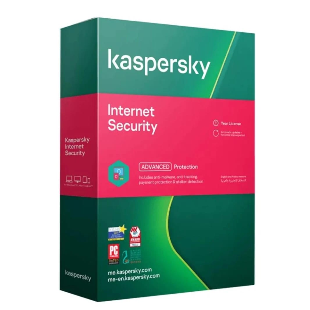 Kaspersky Internet Security, 1 Year License For 2 Devices