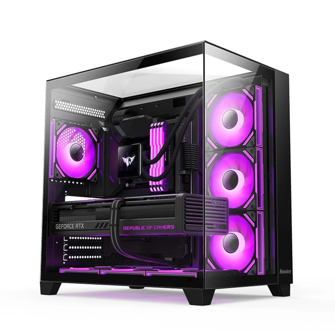 Huntkey VS970 Skyfall Full View Gaming Case -Black