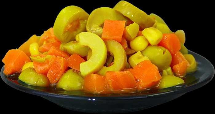 Olive salad with vegetables / Dairy River