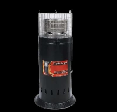 Gas Heater 13kW 1.4m - Black