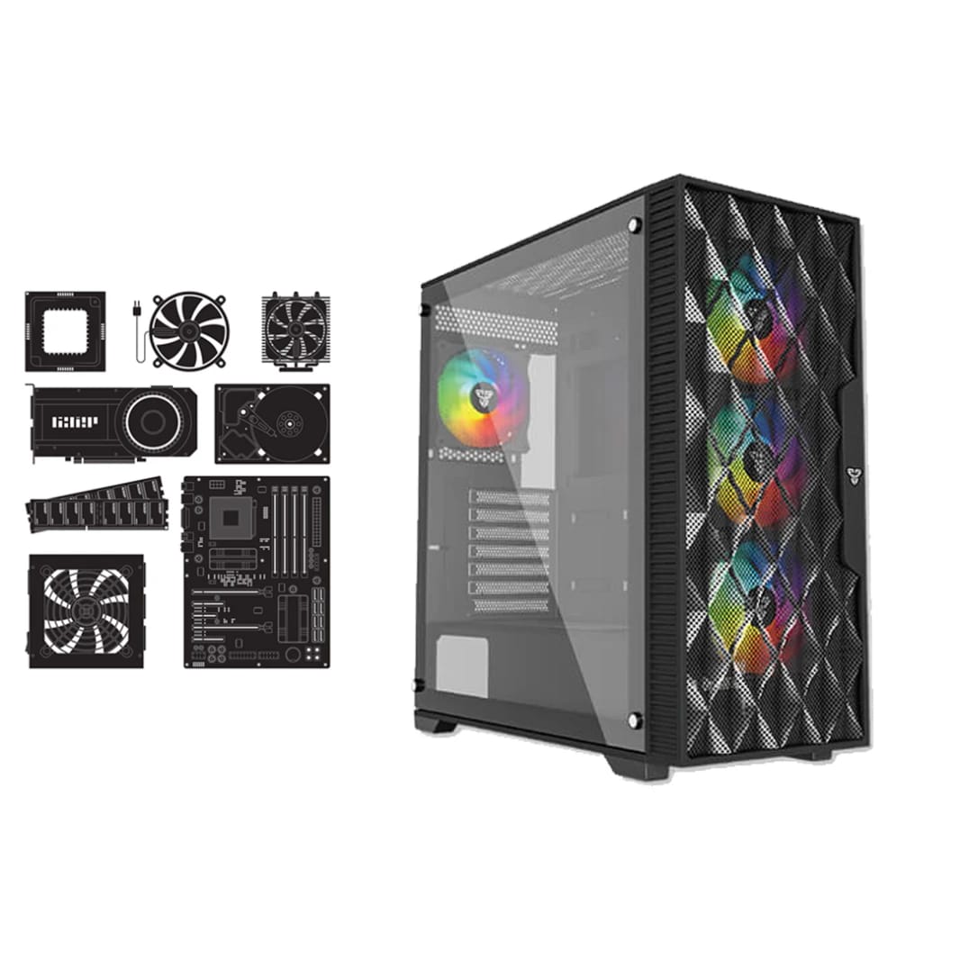 INTEL CORE i5 13400F | RTX 4060 Ti 8GB | 16GB RAM DDR4 - كمبيوتر ألعاب مخصص
