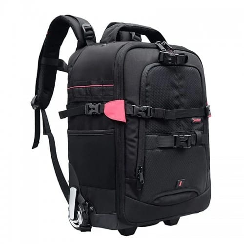 Rolling Camera Backpack Trolley Case