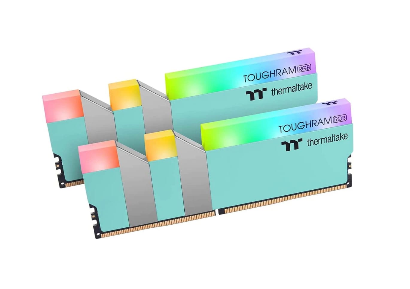 ذاكرة Thermaltake TOUGHRAM RGB DDR4 3600MHz 16GB (8GB x2) - فيروزي