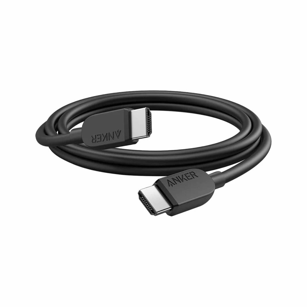 كابل HDMI من Anker بطول 6 أقدام بدقة 8K@60Hz وUltra HD 4K@120Hz من HDMI إلى HDMI باللون الأسود / A8742H11
