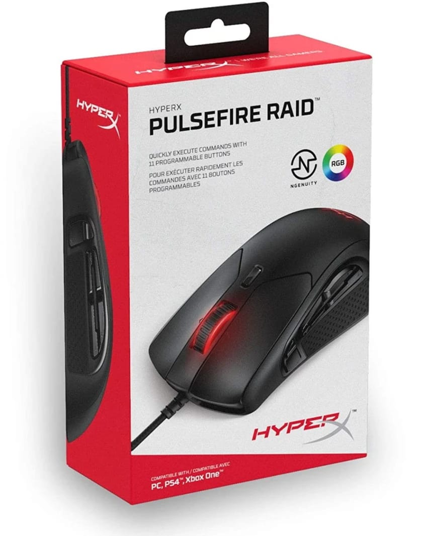 ماوس الألعاب البصري السلكي HyperX Pulsefire Raid RGB