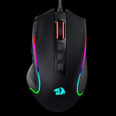 ماوس الألعاب Redragon M612 Predator RGB، ماوس الألعاب السلكي البصري بدقة 8000 نقطة في البوصة مع 11 زرًا قابلًا للبرمجة