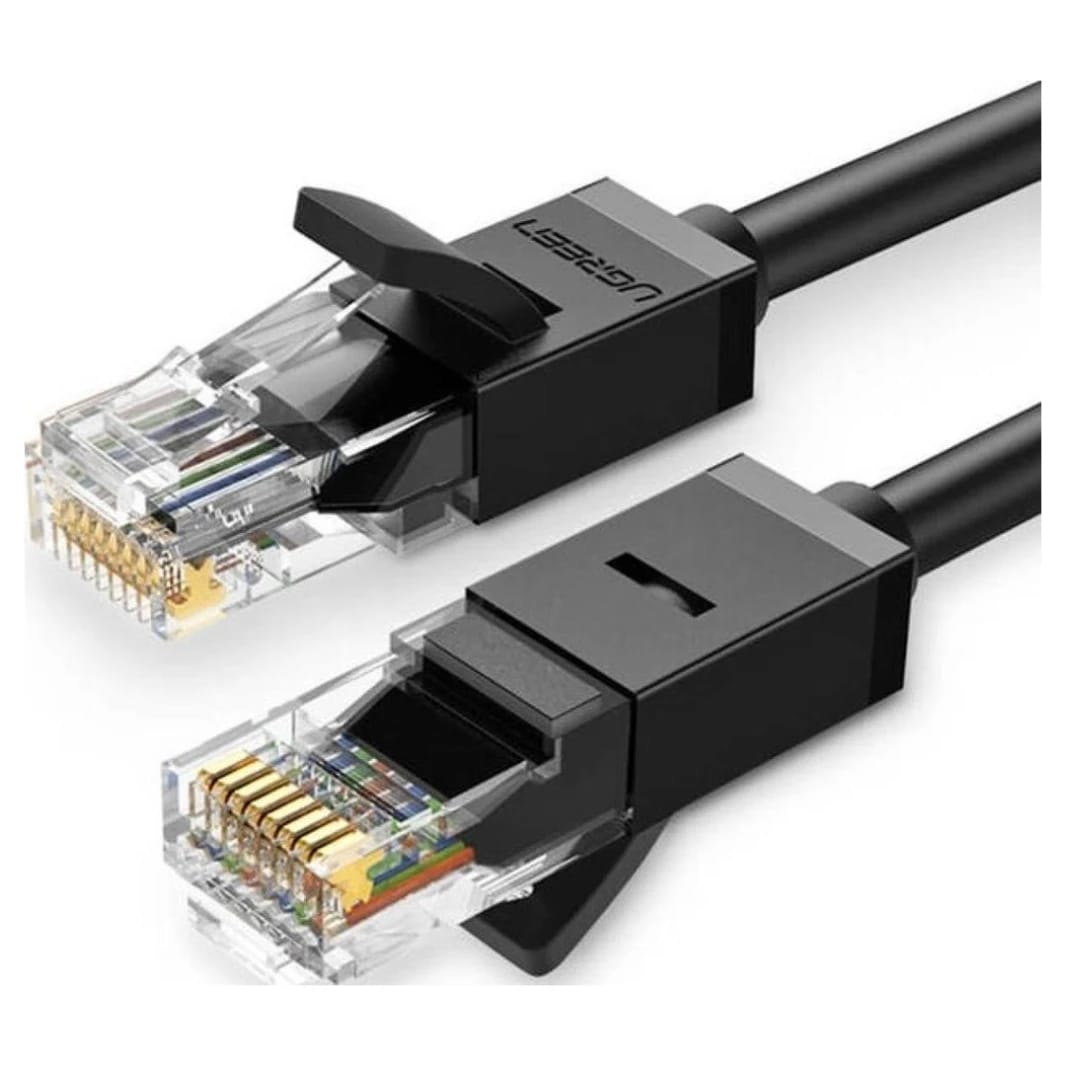 كابل شبكة محلية UGREEN NW102 Cat 6 Patch Cord - 5M - طول قياسي - كابل شبكة محلية Cat 6 Patch Cord لتلبية احتياجات الشبكات المتنوعة