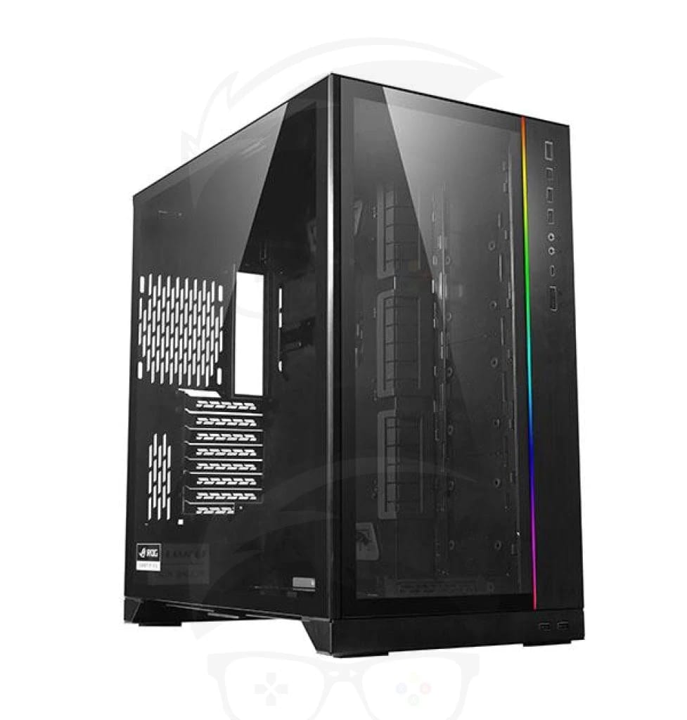 Lian Li PC-O11D-ROG XL GAMING فضي / أبيض / أسود