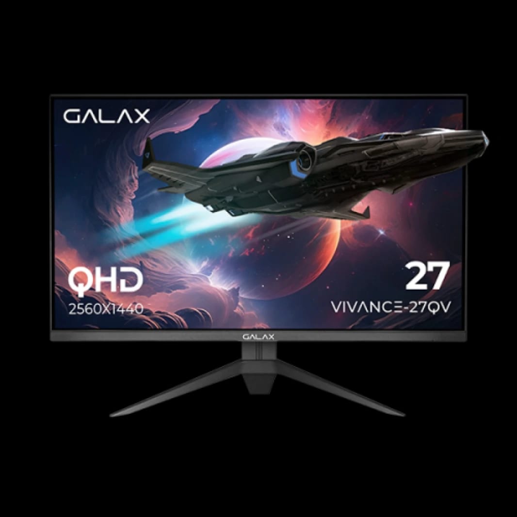 Galax Vivance-27QV 27'' 165HZ 1MS 2K Fast VA sRGB 100% G-SYNC HDMI 2.1 Gaming Monitor