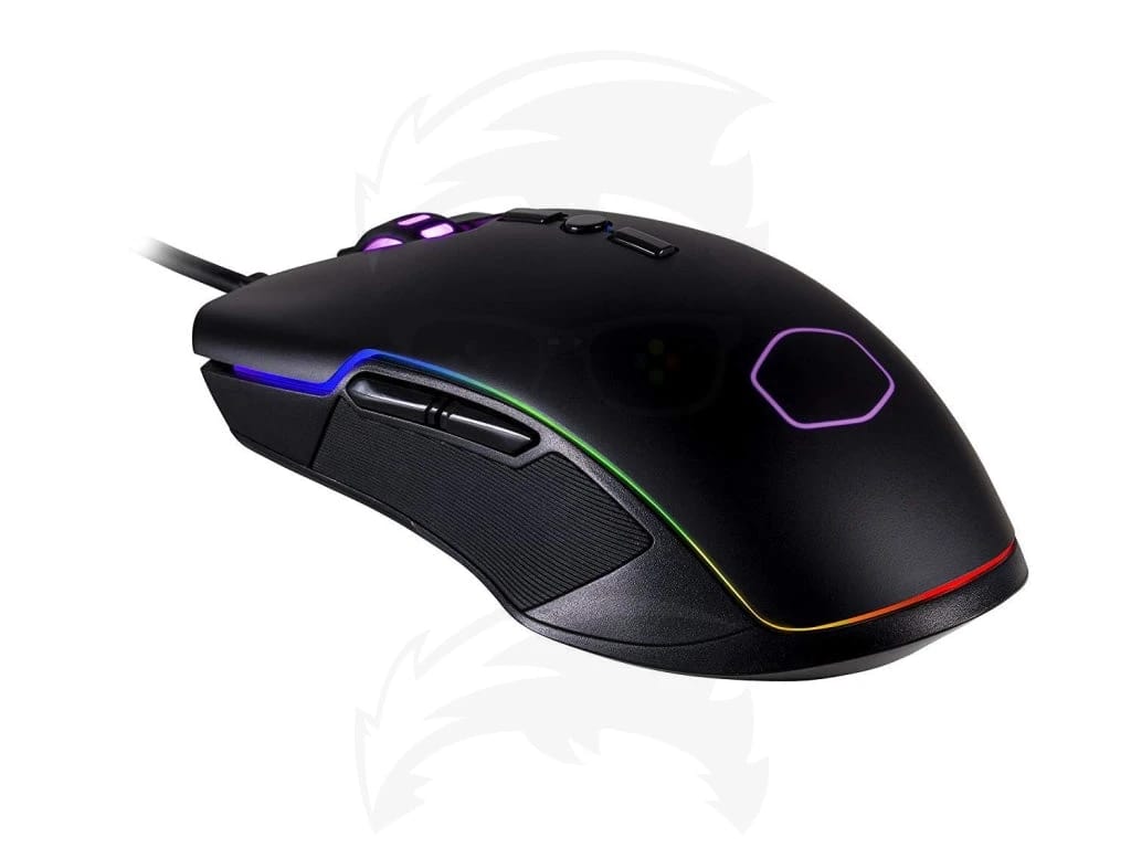 ماوس الألعاب Cooler Master CM310 بمقابض مزدوجة الاستخدام ومستشعر بصري بدقة 10000 نقطة في البوصة وإضاءة RGB
