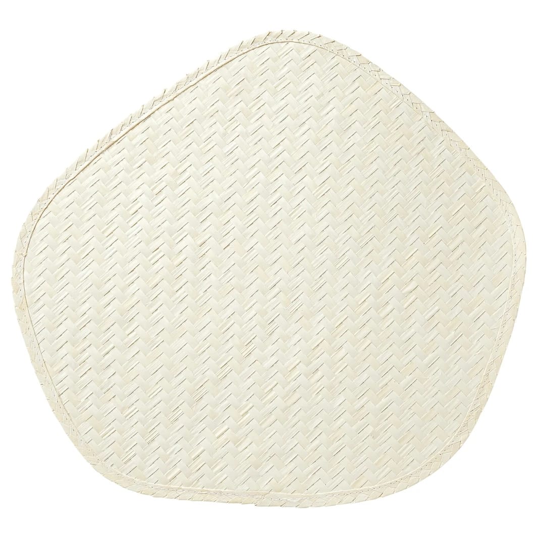 Place mat, palm leaf handmade, 37x35 cm