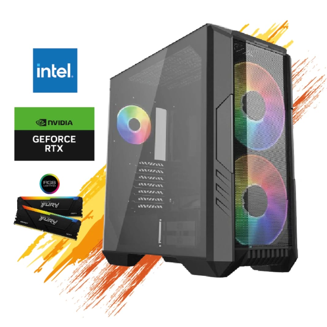 GTS 32 Gaming Desktop | Intel CORE I9 14900K 24 Core ,COOLER MASTER ML360, GIGABYTE AORUS GeForce RTX 4090 MASTER 24GB GDDR6X , 32 DDR5 6000Mhz , 1TB KC3000 SSD - 14th Generation