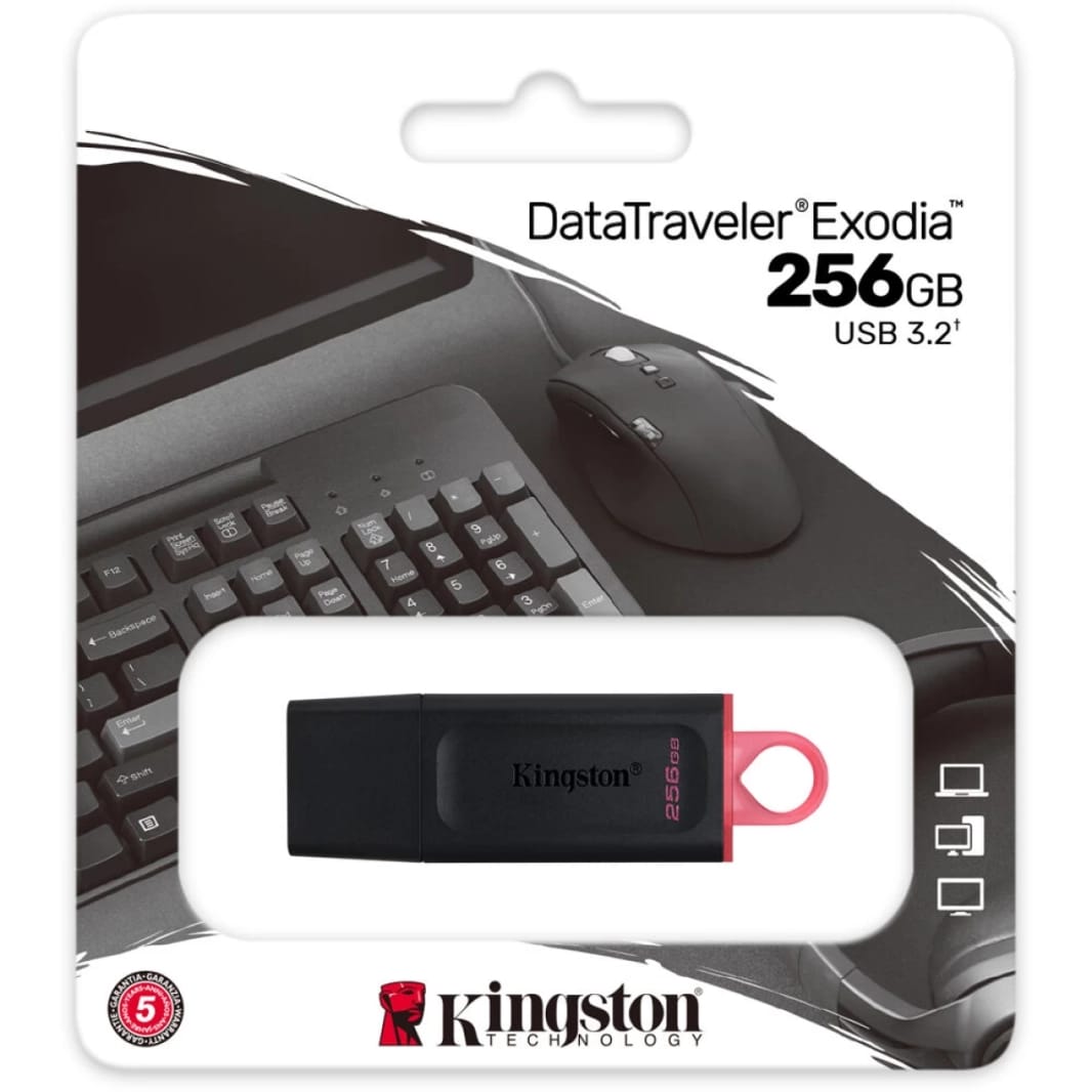 Kingston DataTraveler Exodia 256GB USB 3.2 Flash Drive