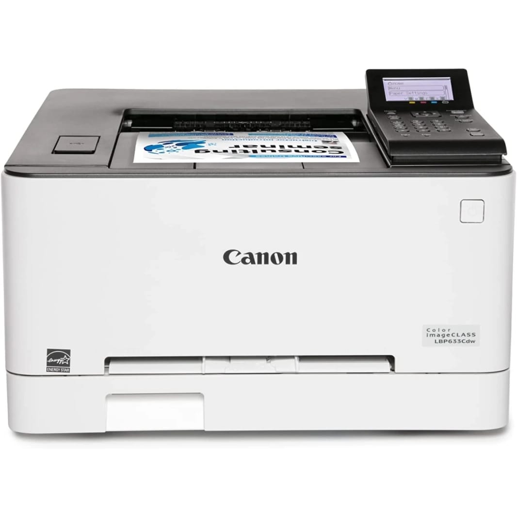 Canon i-SENSYS LBP633Cdw A4 Color Laser Wireless & Duplex Printer For Home & Office up to 21 PPM - White