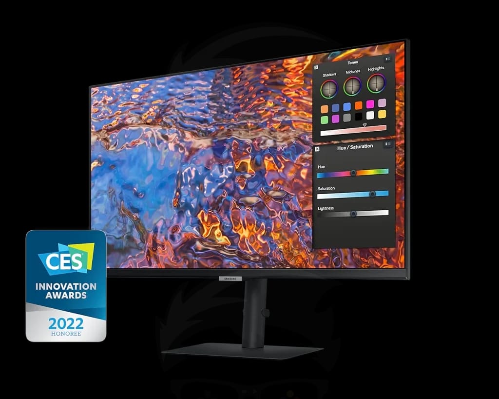 شاشة Samsung S8 (B800) مقاس 27 بوصة بدقة 4K UHD HDR و4K من النوع C
