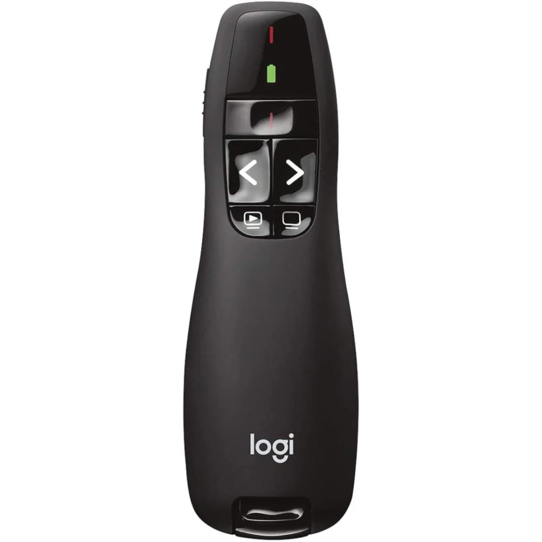 Logitech R400 Wireless Presenter Remote Clicker with Laser Pointer