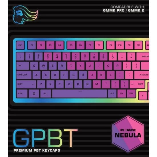 أغطية مفاتيح GPBT PREMIUM PBT الرائعة - NEBULA