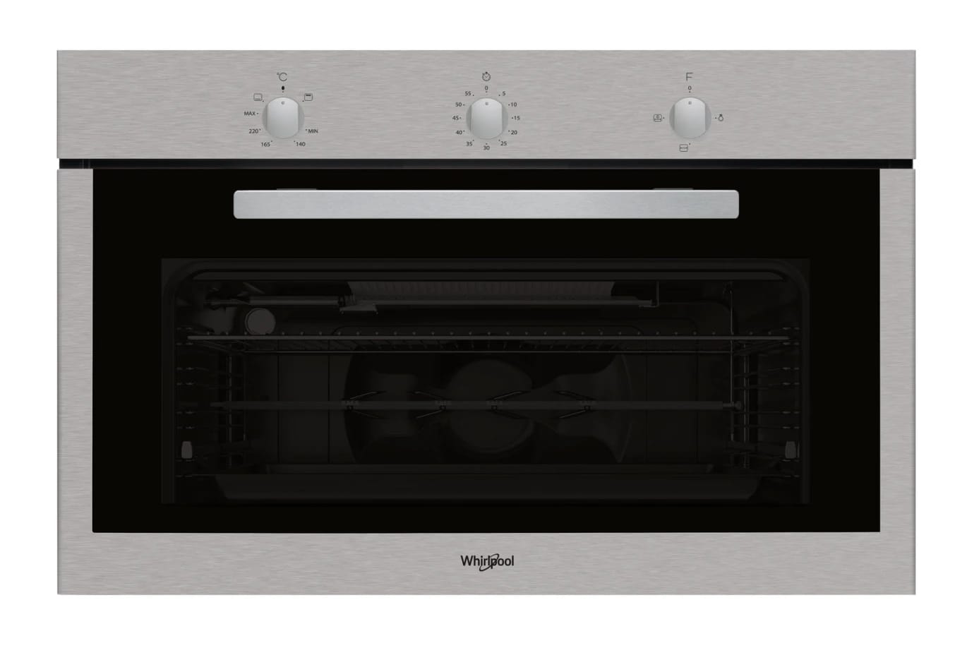Built in Full Gas Oven 90CM 105Lit Inox