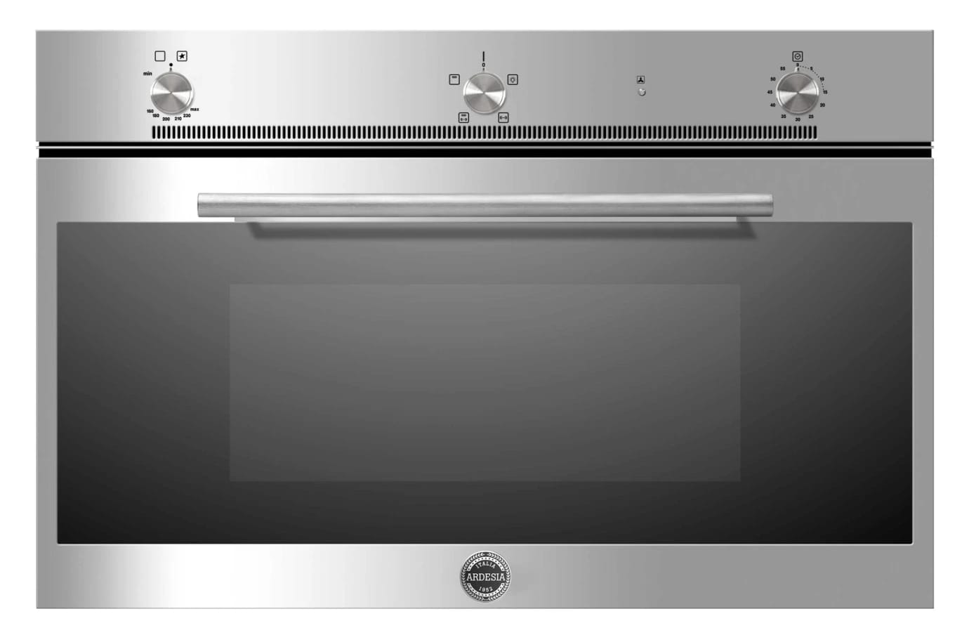 Built In Gas Oven &Elec Grill 90cm Cooling Fan-Open Door 100Lit S.Steel