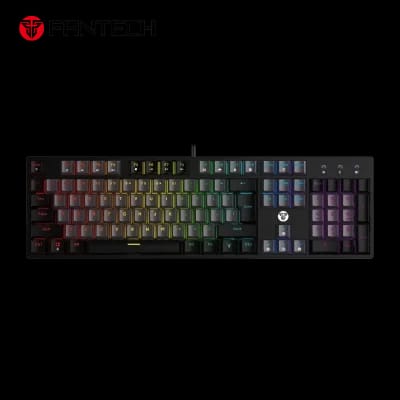 FANTECH ATOM104 MK886V2 GAMING MECHANICAL KEYBOARD – SUMI EDITION GREY BLUE SWITCH