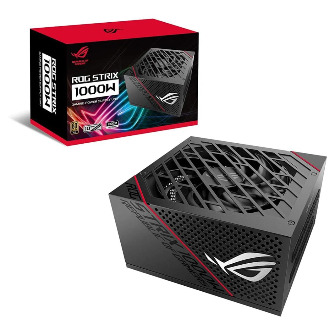 ASUS ROG Strix 1000W: مزود طاقة 80+ Gold قابل للتعديل بالكامل بتصميم أنيق