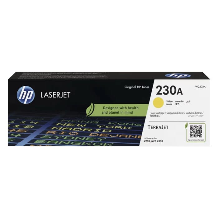HP 230A Yellow Original Toner Cartridge (W2302A)