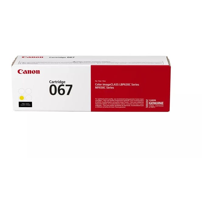 Canon 067 Yellow Original Toner Cartridge