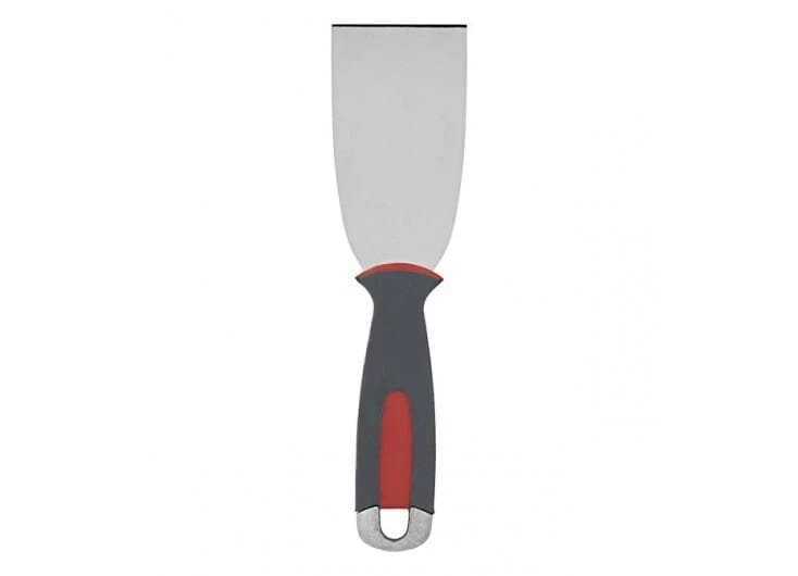 Red/stainless steel towel, French, 6 cm