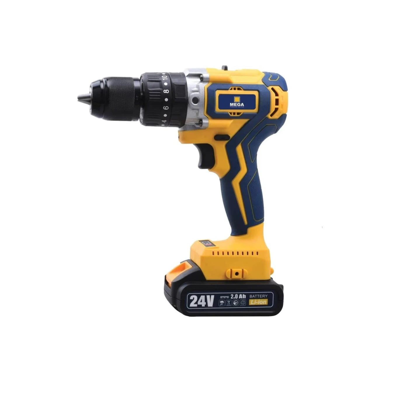 Mega Professional Tools 24V Cordless Impact Prill