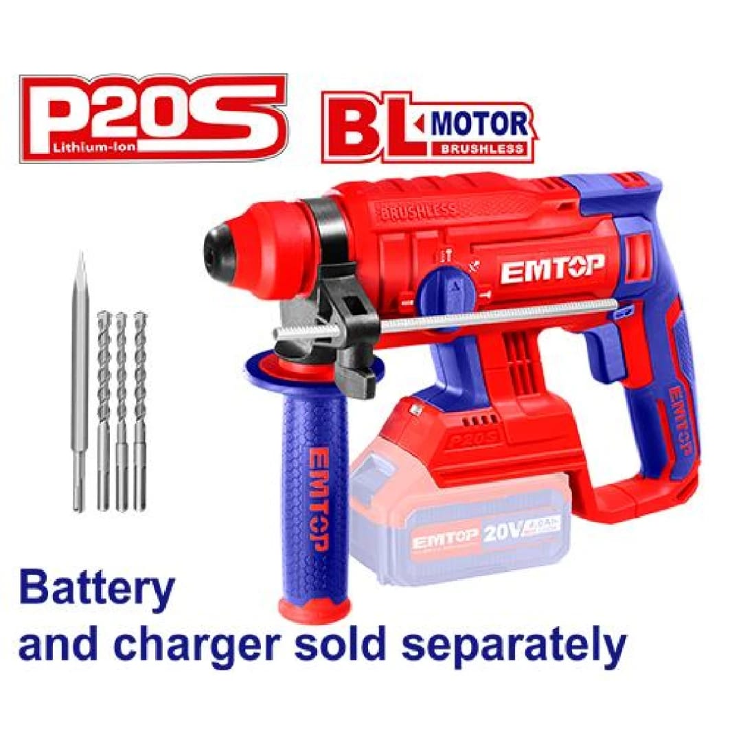 EMTOP ROTARY HAMMER 20V