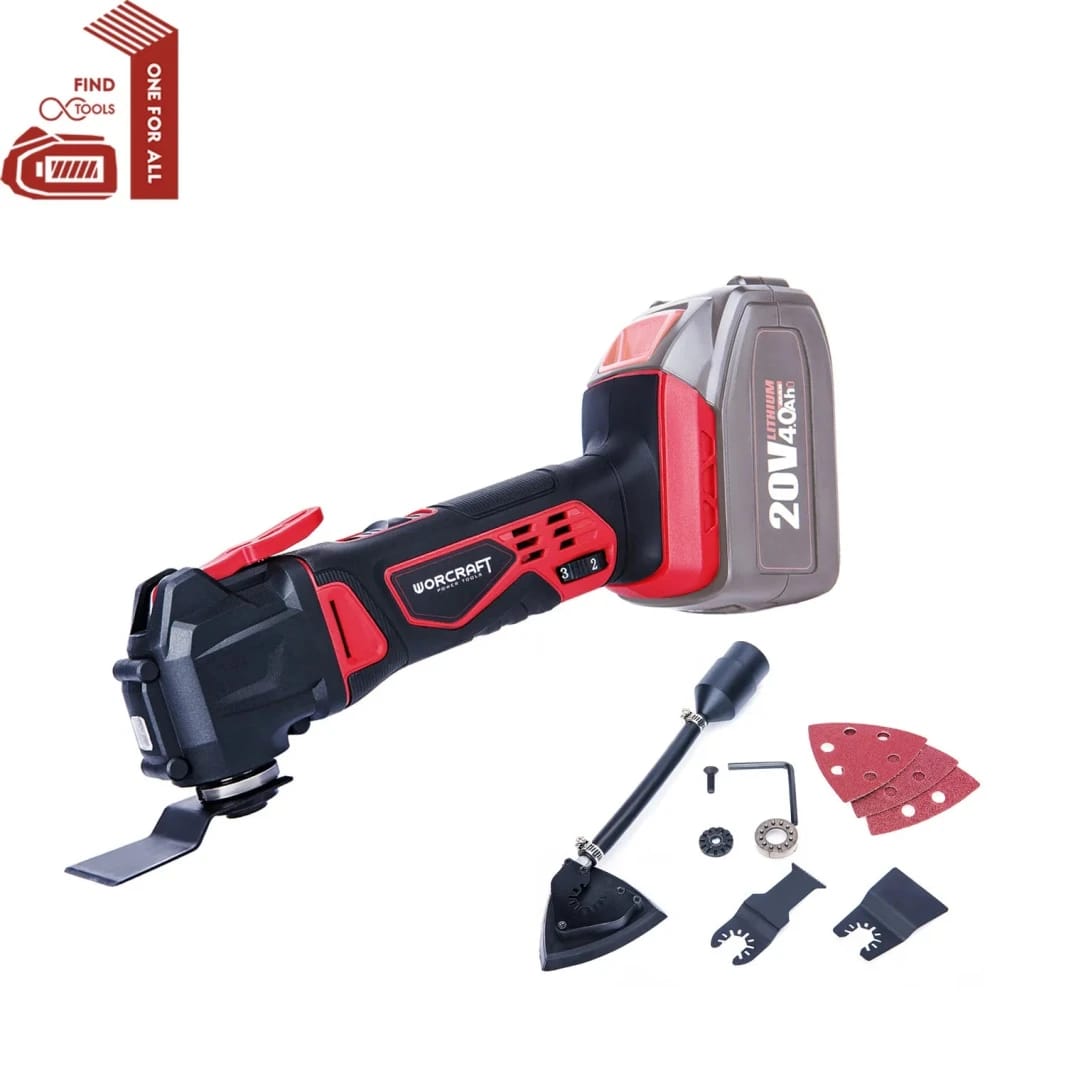 WORCRAFT CORDLESS MULTI TOOLS  CMT-S20LI