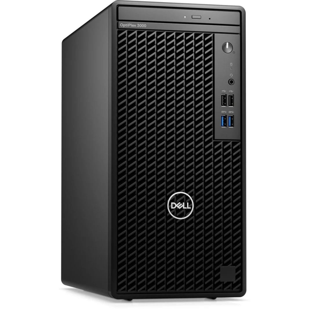 Dell OptiPlex 3000 Tower Business Desktop 12th Gen Intel Core i5-12500, 4GB DDR4 Memory, 256GB M.2 NVMe SSD, w/ DVD & Internal Speaker