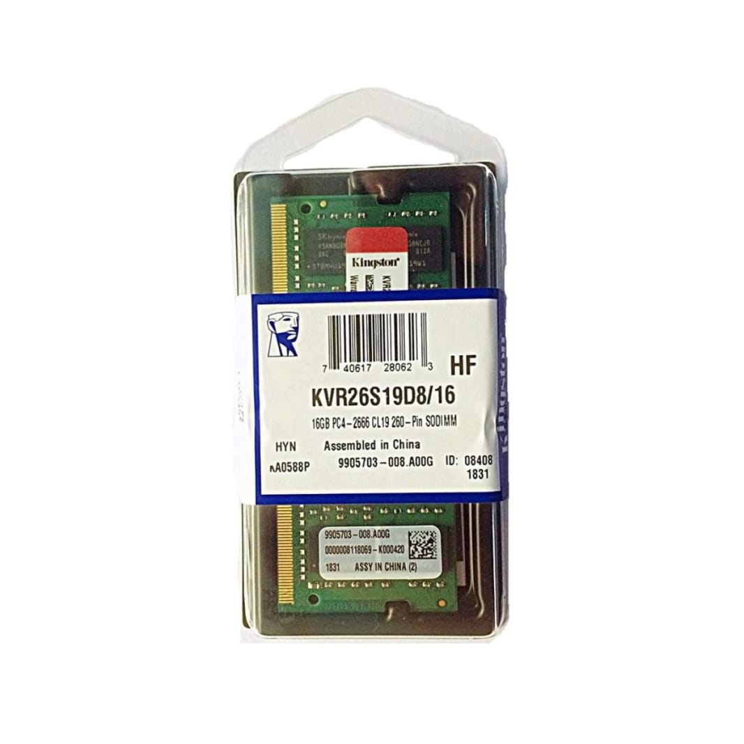 Kingston 16GB DDR4-2666Mhz SODIMM Notebook Memory