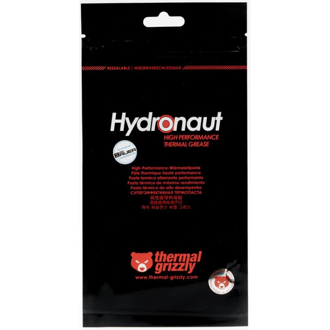 Thermal Grizzly Hydronaut (1g) Excellent Price-Performance Thermal Paste w/ 11.8 (W/m.K) Excellent Conductivity