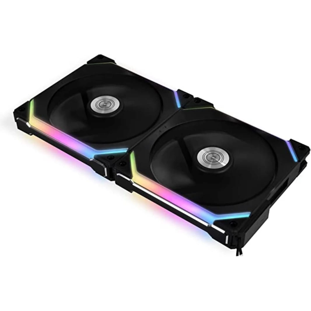 Lian Li UNI Fan SL140 Kit 2 Packs Black W/ Controller (ARGB 140mm LED PWM Daisy-Chain)