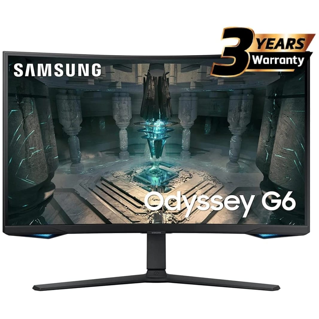 Samsung Odyssey G6 (BG650) Smart Tizen 32" Curved Monitor VA 2K with 240Hz, 1ms Response, HDR600, and FreeSync
