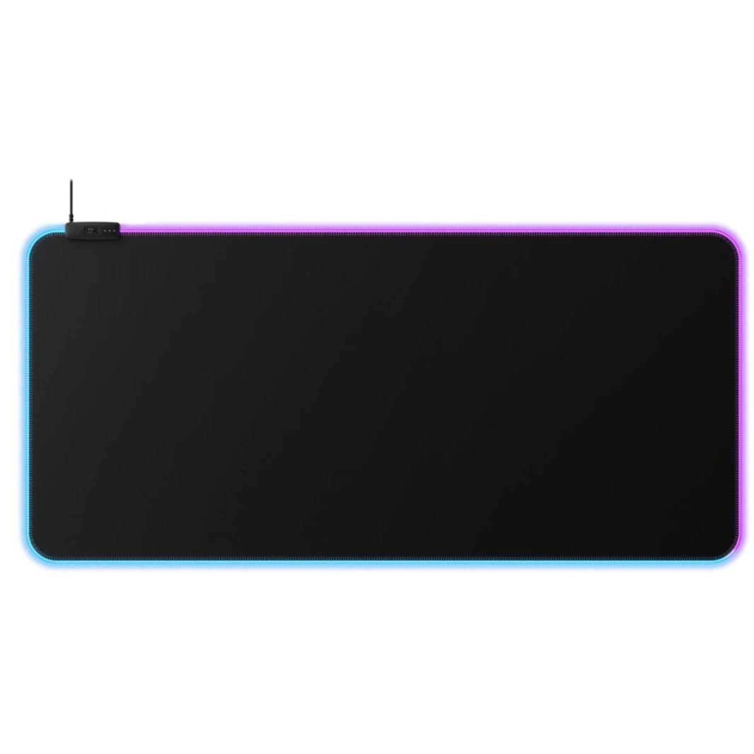 HyperX Pulsefire Mat Cloth (XL) - Customizable RGB Gaming Mousepad w/ Anti-Slip Rubber Base & Anti-Fray Stitching - 900 x 420 x 4 mm